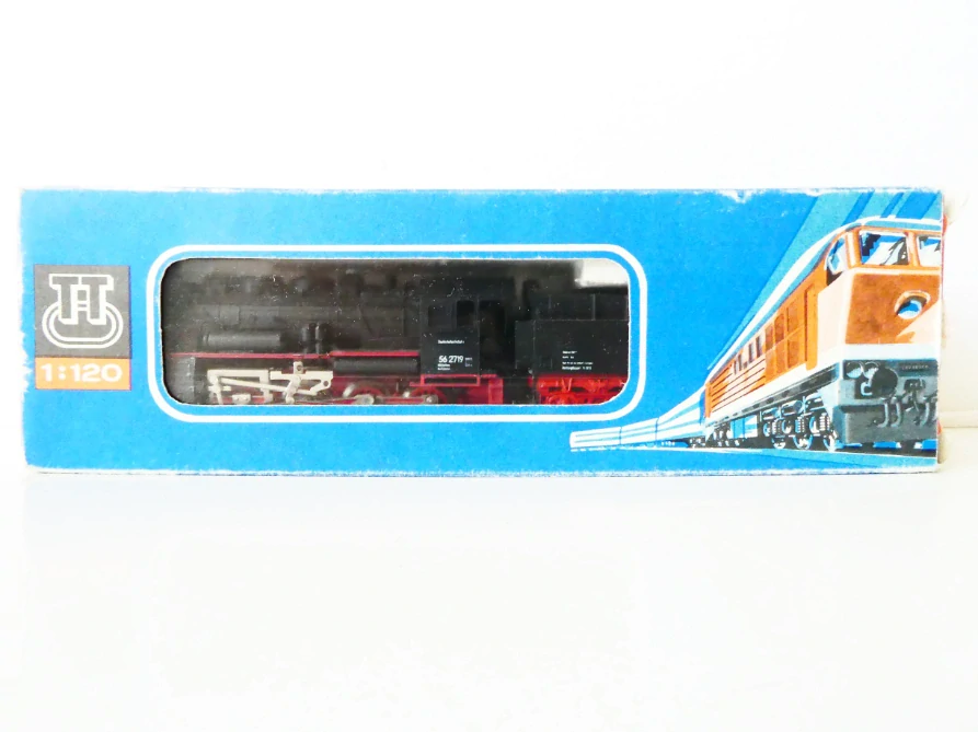 TT BTTB Parní lokomotiva BR 56 2719 DR OSVĚTLENÁ PĚKNÝ STAV v krabičce