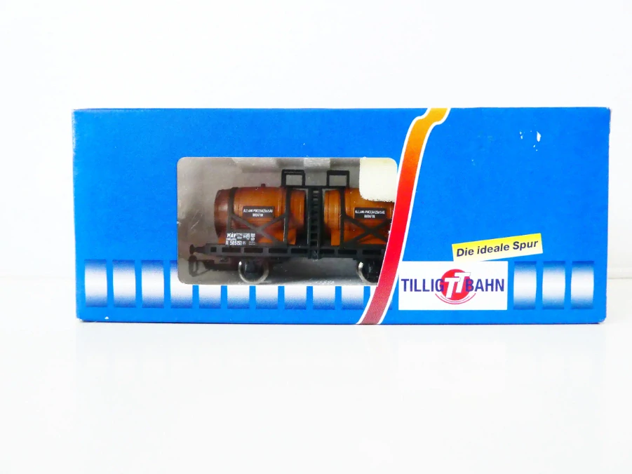 TT TILLIG 14435 Vůz na přepravu vína R 505151 s loukoťovými koly MAV TOP STAV NEPOUŽITÝ v orig. krabičce