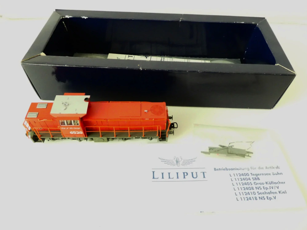 H0 LILIPUT 2418 Dieselová lokomotiva Cargo 6520 NS NA OPRAVU NEBO NÁHRADNÍ DÍLY (NEJEDE)