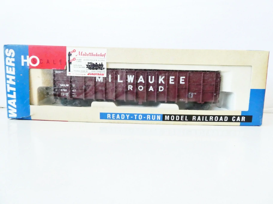 H0 Walthers 932-4055 Nákladní vůz krytý MILWAUKEE ROAD 2761 47 MILW TOP STAV NEPOUŽITÝ v orig. krabičce