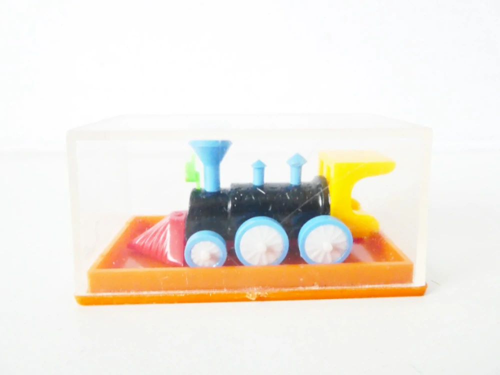 Malá lokomotiva SANTA FE v krabičce