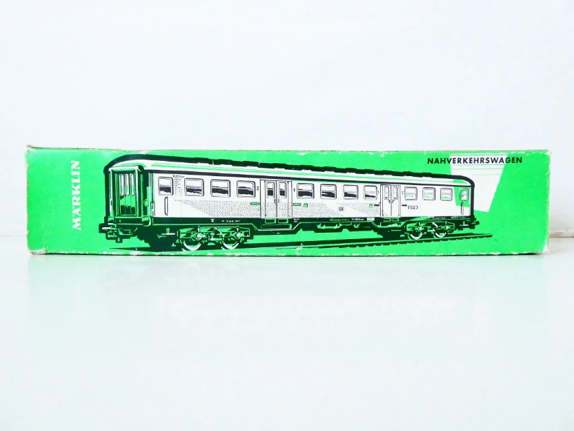 H0 MÄRKLIN 4043 Osobní vůz 1. a 2. tř. Silberling DB PĚKNÝ STAV v orig. krabičce