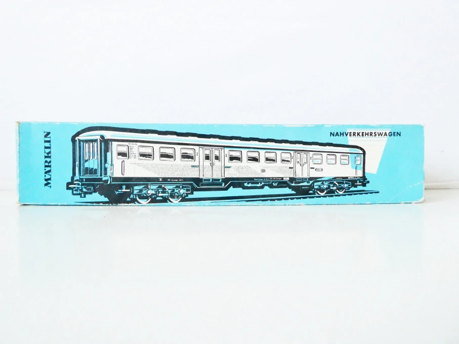H0 MÄRKLIN 4042 Osobní vůz 2. tř. Silberling DB PĚKNÝ STAV v orig. krabičce