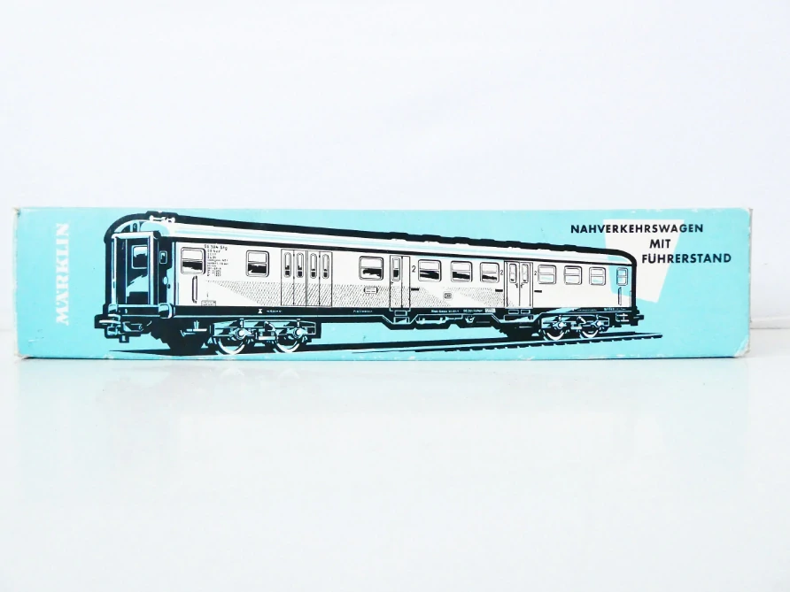 H0 MÄRKLIN 4046 Osobní vůz 2. tř. Silberling s řídící kabinou DB PĚKNÝ STAV v orig. krabičce