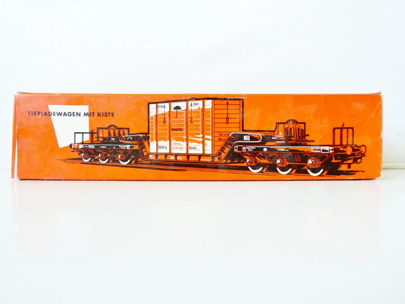 H0 MÄRKLIN 4618 Nákladní vůz na přepravu břemen 6-ti osý s kontejnerem BAHIA TOP STAV v orig. krabičce