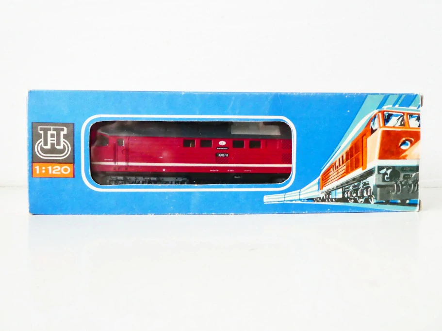 TT BTTB Dieselová lokomotiva BR 130 007-8 DR OSVĚTLENÁ v orig. krabičce s průvodním listem