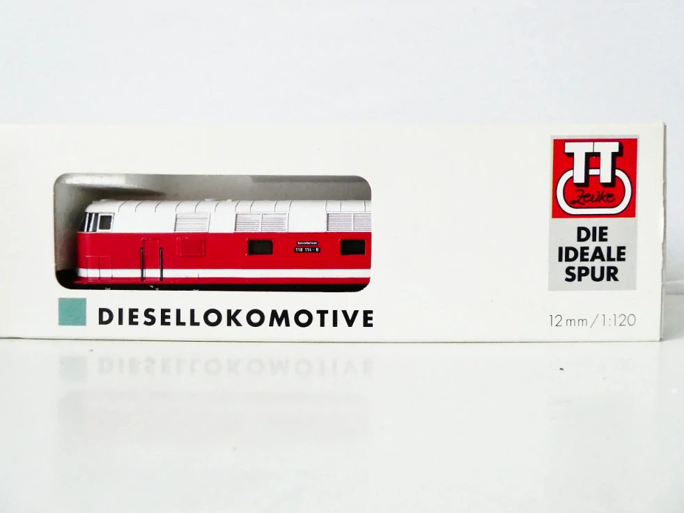 TT BTTB Dieselová lokomotiva BR 118 114-8 DR OSVĚTLENÁ PĚKNÝ STAV v krabičce s průvodním listem