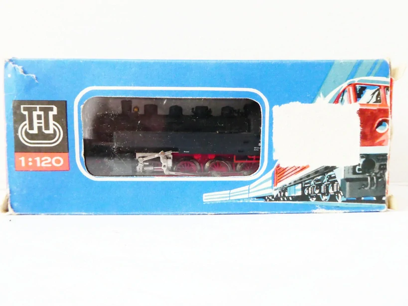 TT BTTB Parní lokomotiva BR 86 1615-3 DR OSVĚTLENÁ  PĚKNÝ STAV v krabičce