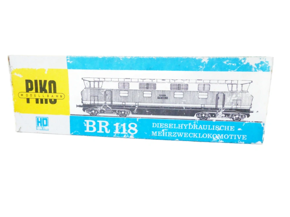 H0 PIKO Dieselová lokomotiva BR 118 059-5 DR OSVĚTLENÁ v krabičce (pěkný stav, jede, ale vrže - NUTNÝ SERVIS)