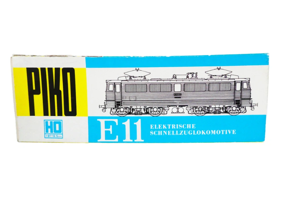 H0 PIKO Elektrická lokomotiva E 11 022 DR DR OSVĚTLENÁ TOP STAV NEPOUŽÍVANÁ v orig. krabičce