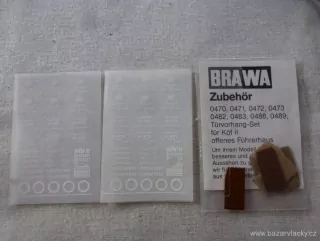 H0 Brawa obtisky a díly