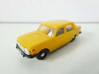 H0 Osobní automobil žlutý Wartburg 353 PĚKNÝ STAV