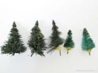 Strom jehličnatý - 5 ks ( 3,5 - 5 cm )