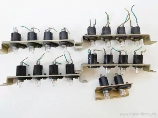 SET 5 ks - Elektro - Osvětlení se 17-ti žárovkami
