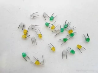 SET 25 ks - Led mini žárovky MIX barev - viz foto
