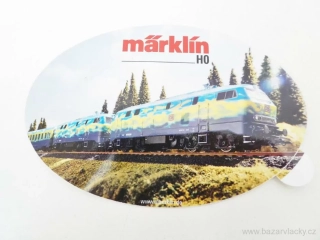 Märklin Samolepa s lokomotivou ( 14,5 x 9,5 cm )
