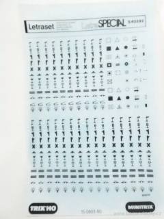TRIX Obtisky Letraset Special S40392