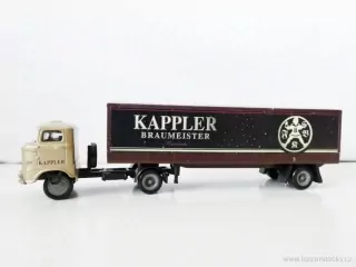 H0 Nákladní automobil IFA tahač s návěsem KAPPLER BRAUMEISTER