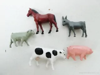 H0 SET 5 ks Figurky - Hospodářská zvířata