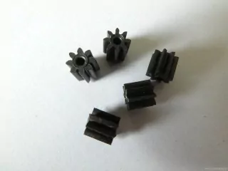 SET 5 ks Ozubený převod průměr 5 mm, délka 5 mm