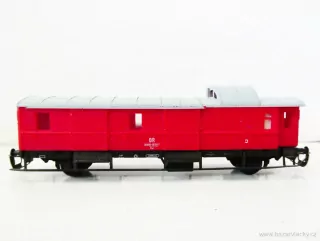 TT BTTB Služební zavazadlový vůz 50 50 93 DR červený