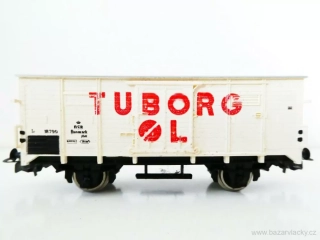 H0 PIKO Nákladní pivovarský vůz TUBORG DSB PĚKNÝ STAV