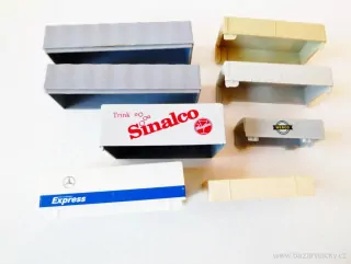 H0 SET 8 ks Náhradní plachty k nákladním automobilům