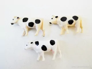H0 SET 3 ks Figurky - Kráva NEPOUŽITÉ