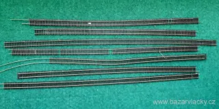 H0 SET 7 ks - H0 TILLIG FLEXI KOLEJ 85125 5 ks a TILLIG FLEXI KOLEJ 82117 G1 2x