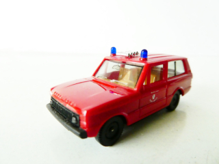 H0 HERPA Požární automobil RANGE ROVER TOP STAV NEPOUŽITÝ