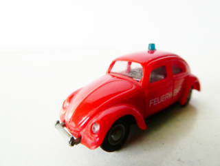 H0 PRALINE Požární automobil VW Brouk TOP STAV NEPOUŽITÝ