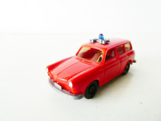 H0 WIKING Požární automobil VW 1500 Variant TOP STAV NEPOUŽITÝ