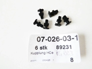 H0 SET 6 ks Spřáhlo H0e 89231 NEPOUŽITÉ