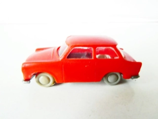 H0 Osobní automobil Trabant 601 červený PĚKNÝ STAV
