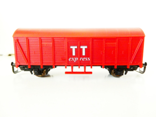 TT TILLIG 14166 Nákladní vůz krytý s logem "TT express" TOP STAV NEPOUŽITÝ v orig. krabičce