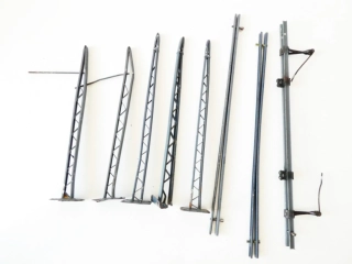 H0 SET 8  ks Trolejové sloupy