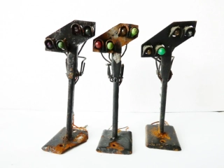 H0 SET 3 ks Světelné návěstidlo starší výroby 8 cm