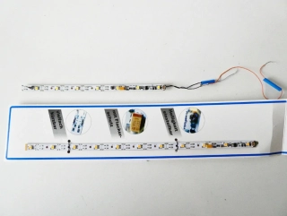 H0 VIESSMANN SET 2 ks Vnitřní osvětlení vozu 11 LED (NOVÉ) a 7 LED