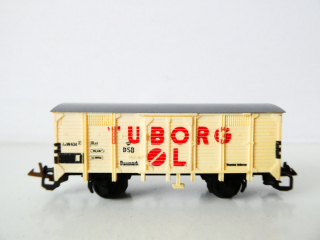 TT ZEUKE Nákladní vůz Tuborg DSB TOP STAV v krabičce