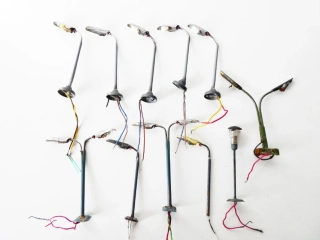 H0 MIX SET 11 ks Pouliční lampa (6,5 - 7 cm)