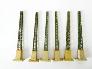 H0 SET 6 ks Příhradový trolejový stožár (11 cm)