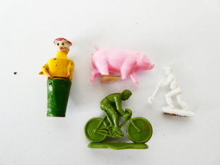 H0 Figurky - MIX SET 4 ks - vše, co je na foto