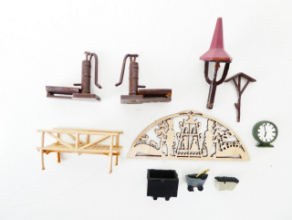 TT/H0 SET MIX SET Stavební doplňky - vše, co je na foto