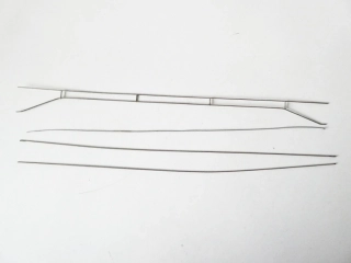 H0 SET Trolejové vedení 255mm + 3x drát  NEPOUŽITÉ (vše, co je na foto)