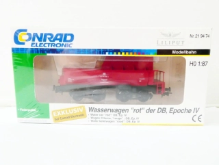 H0 LILIPUT 219474 Cisternový vůz červený 30 80 973 5 081-6 DB TOP STAV NEPOUŽITÝ v orig. krabičce včetně přebalové folie (NEOTEVŘENO)