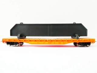 H0 MEHANO T113/17886 Plošinový vůz s nákladem SEABORD COAST LINE - NEPOUŽITÝ v originální krabičce