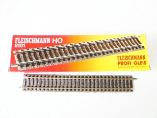 H0 Fleischmann 6101 Kolej rovná 200 mm - 7 ks v originálním balení TOP STAV NEPOUŽITÉ