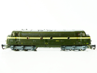 TT BTTB Dieselová lokomotiva NOHAB 202003 SNCB OSVĚTLENÁ 