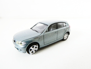 H0 HERPA Osobní automobil BMW metalická šedomodrá PĚKNÝ STAV