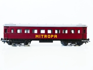 H0 SCHICHT Jídelní vůz MITROPA OSVĚTLENÝ v orig. krabičce PĚKNÝ STAV
